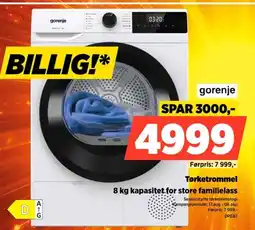 POWER gorenje tørketrommel tilbud