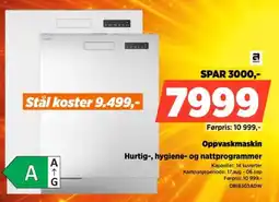 POWER Oppvaskmaskin tilbud
