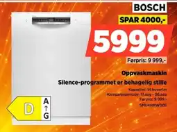 POWER Bosch Oppvaskmaskin tilbud