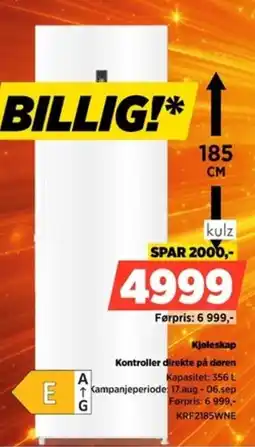 POWER Kjøleskap tilbud
