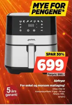 POWER Point Airfryer tilbud