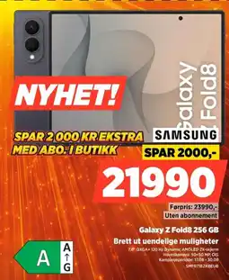POWER Samsung Galaxy Z Fold8 256 GB tilbud