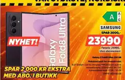 POWER Samsung Galaxy Z Fold8 Ultra 256 GB Maksimal kraft for produktivitet tilbud