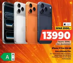POWER iPhone 17 Pro 256 GB tilbud