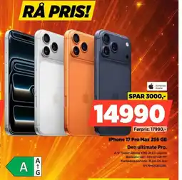POWER iPhone 17 Pro Max 256 GB tilbud