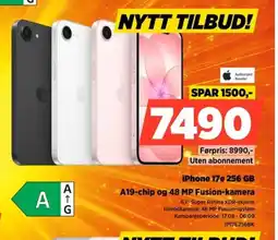 POWER iPhone 17e 256 GB tilbud