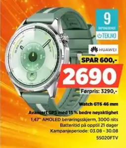 POWER Huawei Watch GT6 46 mm tilbud