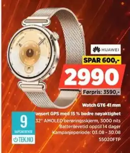 POWER Huawei Watch GT6 41 mm tilbud