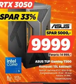 POWER Asus tuf gaming t500 tilbud