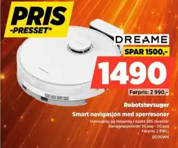 POWER Dreame Robotstøvsuger tilbud