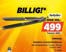 POWER BaByliss Rettetang tilbud