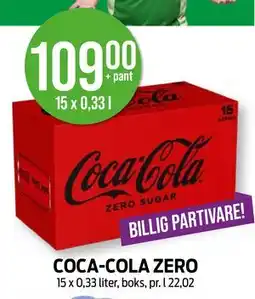 Kiwi COCA-COLA ZERO tilbud