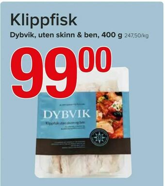 Spar Klippfisk tilbud