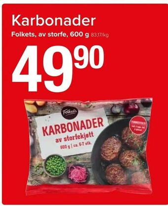 Spar Karbonader tilbud