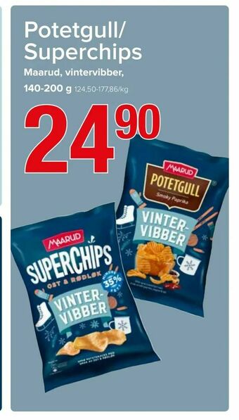Spar Potetgull/ Superchips tilbud