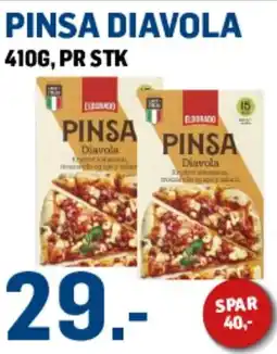Price Lagerbutikk Elbrado Pinsa Diavola tilbud