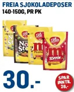 Price Lagerbutikk Freia sjokoladeposer tilbud