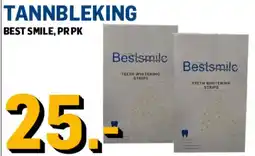 Price Lagerbutikk Bestsmile teeth whitening strips tilbud