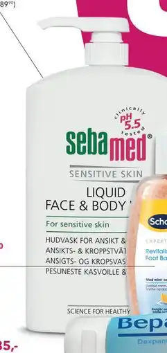 Apotek 1 sebamed SENSITIVE SKIN LIQUID FACE & BODY tilbud