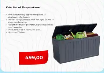 Keter Marvel Plus putekasse