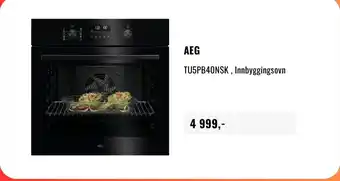 AEG TU5PB40NSK, Innbyggingsovn
