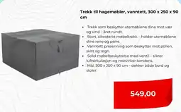 Clas Ohlson Trekk til hagemøbler, vanntett tilbud
