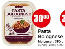 Spar Matbørsen Pasta Bolognese tilbud