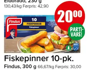 Findus Fiskepinner 10-pk.
