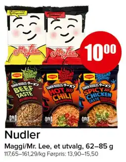 Spar Maggi/Mr. Lee nudler tilbud
