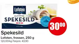 Spar Lofoten Spekesild tilbud