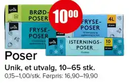 Spar Unik poser tilbud