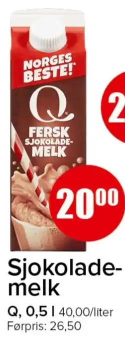 Q Sjokolademelk