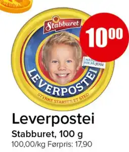Spar Leverpostei Stabburet tilbud