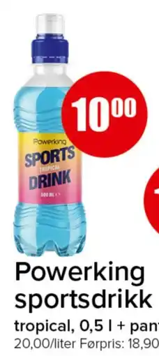 Spar Powerking sportsdrikk tilbud