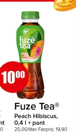 Spar Fuze Tea Peach Hibiscus tilbud