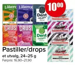 Spar Pastiller/drops tilbud