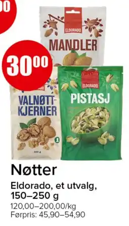 Spar Eldorado nøtter tilbud