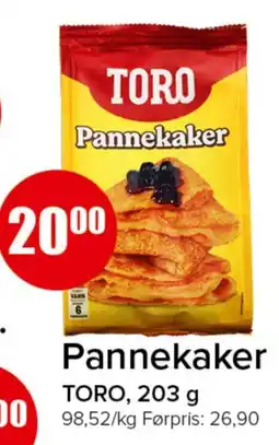 Spar Toro pannekaker tilbud