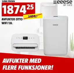 Bauhaus eeese avfukter otto wifi 13l tilbud