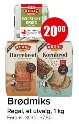 Spar Regal brødmiks tilbud