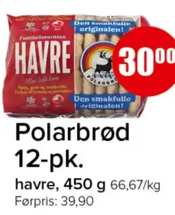 Spar Polarbrød havre tilbud