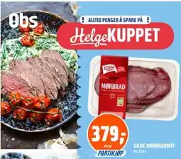 Coop Obs GILDE MØRBRADBIFF tilbud