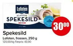 Spar Spekesild tilbud