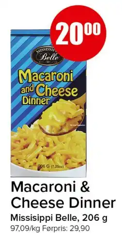 Spar Macaroni & Cheese Dinner tilbud
