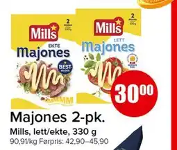 Spar Majones 2-pk tilbud