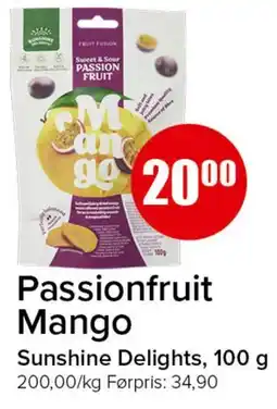 Spar Passionfruit Mango tilbud