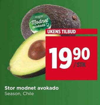 Meny Stor modnet avokado tilbud