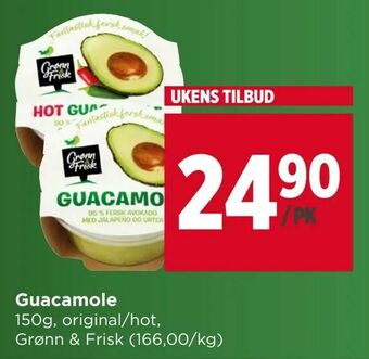 Meny Guacamole tilbud