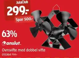 Jula Ovnsvifte med dobbel vifte, Medlemspris tilbud