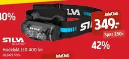 Jula Hodelykt LED 400 lm, Medlemspris tilbud